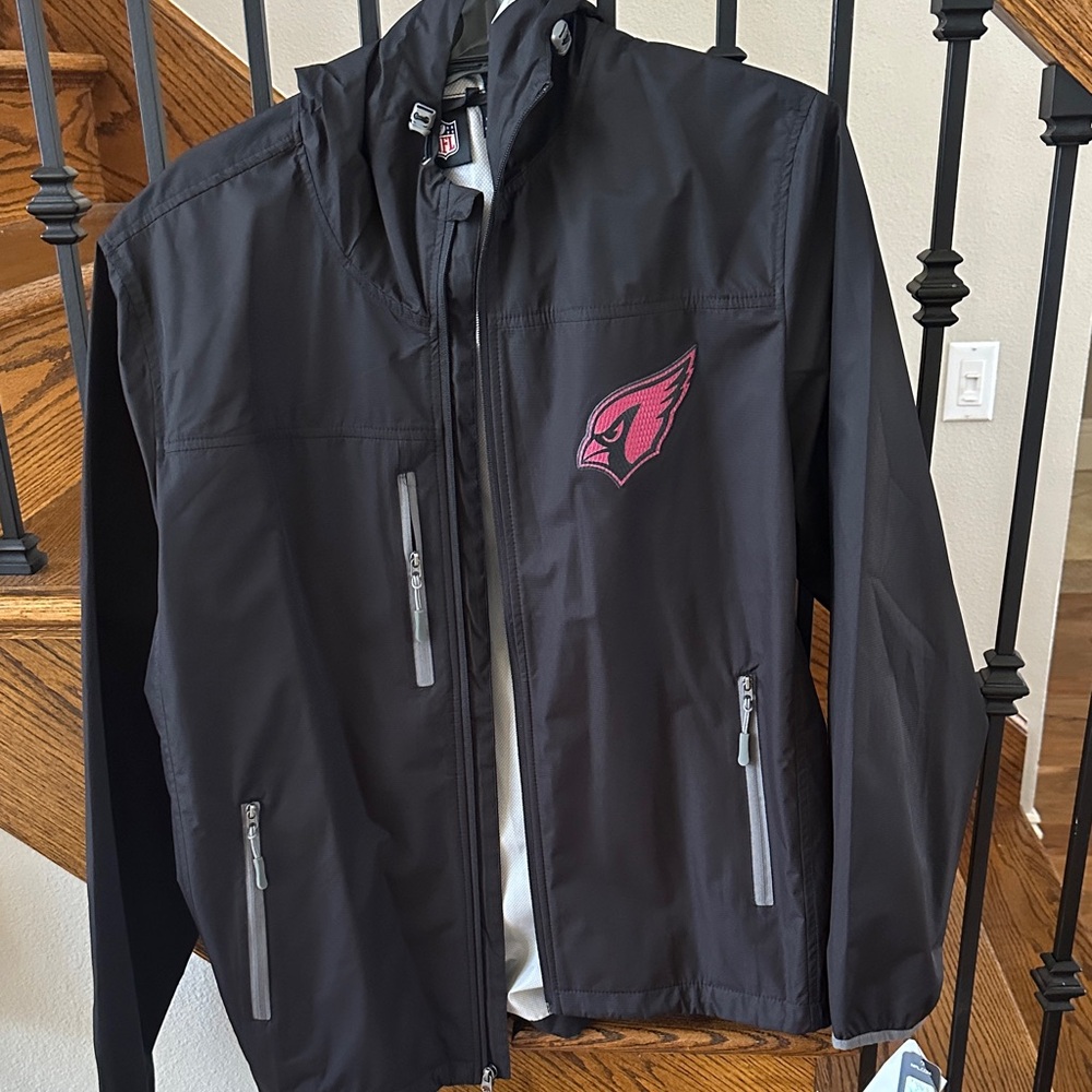 NFL Black Jacket with Pink Logo